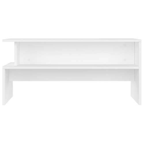 Stolić za kavu bijeli 90 x 55 x 42,5 cm od konstruiranog drva - Bijela 1 Cijena