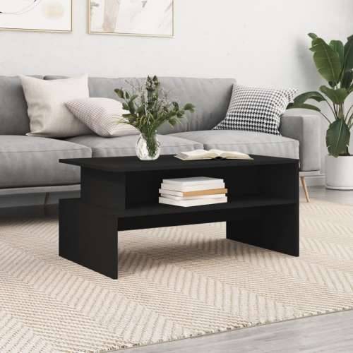 Stolić za kavu crni 90 x 55 x 42,5 cm od konstruiranog drva - Crna 1 Cijena