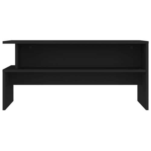 Stolić za kavu crni 90 x 55 x 42,5 cm od konstruiranog drva - Crna 1 Cijena