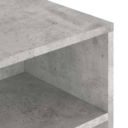 Stolić za kavu siva boja betona 90x55x42,5 cm konstruirano drvo Cijena