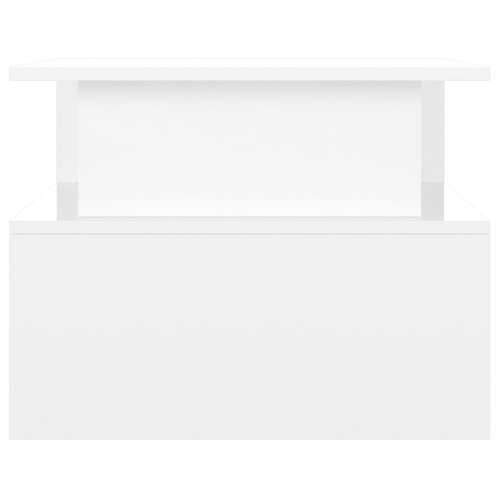 Stolić za kavu sjajni bijeli 90x55x42,5 cm konstruirano drvo - Visoko sjajno bijela 1 Cijena