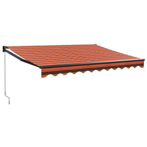 Tenda na uvlačenje narančasto-smeđa 3,5x2,5 m tkanina/aluminij Cijena