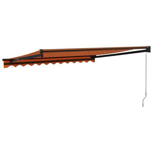 Tenda na uvlačenje narančasto-smeđa 3,5x2,5 m tkanina/aluminij - Narančasta 3.5 x 2.5 m 1 Cijena