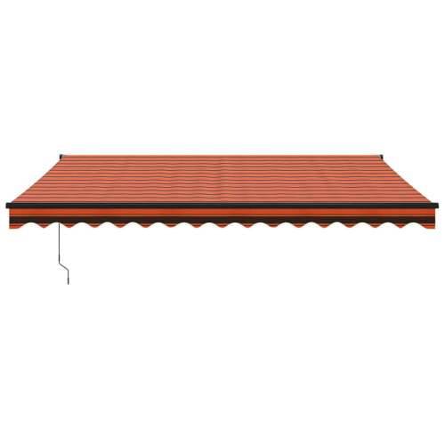 Tenda na uvlačenje narančasto-smeđa 4 x 3 m tkanina i aluminij - Narančasta 4 x 3 m 1 Cijena