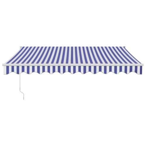 Automatska tenda na uvlačenje plavo-bijela 3 x 2,5 m - Plava i bijela 3 x 2.5 m 1 Cijena