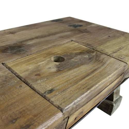 Stolić za kavu od miješanog recikliranog drva 90 x 50 x 35 cm Cijena