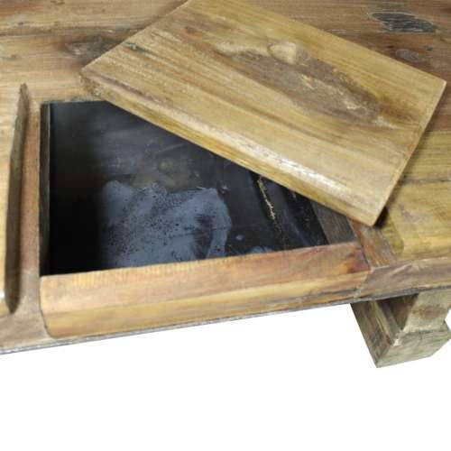 Stolić za kavu od miješanog recikliranog drva 90 x 50 x 35 cm Cijena