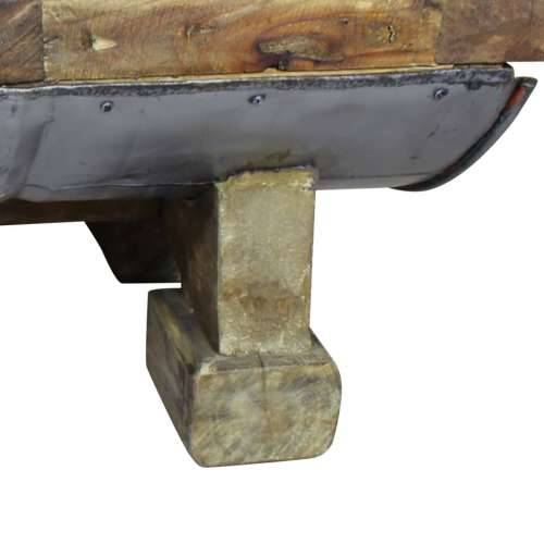 Stolić za kavu od miješanog recikliranog drva 90 x 50 x 35 cm Cijena