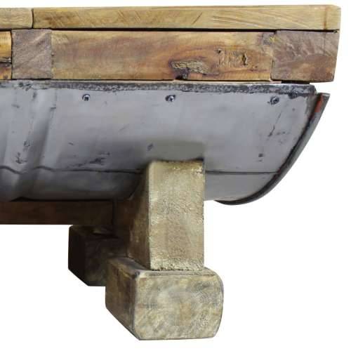 Stolić za kavu od miješanog recikliranog drva 90 x 50 x 35 cm Cijena