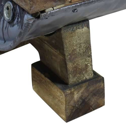Stolić za kavu od miješanog recikliranog drva 90 x 50 x 35 cm Cijena