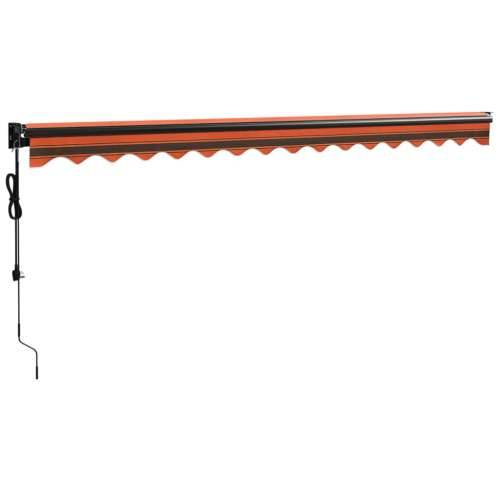 Automatska tenda na uvlačenje narančasto-smeđa 4,5 x 3 m - orange and brown (anthracite frame) 4.5 x 3 m 1 Cijena