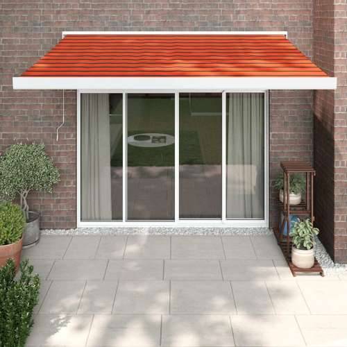 Tenda na uvlačenje narančasto-smeđa 3x2,5 m tkanina i aluminij - narančasta i smeđa 300 x 250 cm 1 Cijena