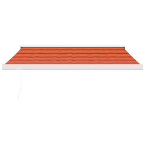 Tenda na uvlačenje narančasto-smeđa 3x2,5 m tkanina i aluminij - narančasta i smeđa 300 x 250 cm 1 Cijena