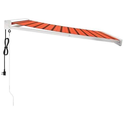 Tenda na uvlačenje narančasto-smeđa 3x2,5 m tkanina i aluminij - narančasta i smeđa 300 x 250 cm 1 Cijena