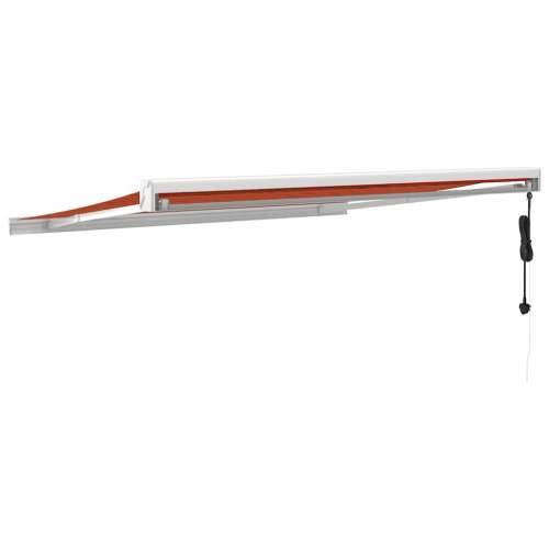 Tenda na uvlačenje narančasto-smeđa 3x2,5 m tkanina i aluminij - narančasta i smeđa 300 x 250 cm 1 Cijena