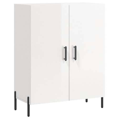 Komoda sjajna bijela 69,5x34x90 cm od konstruiranog drva - Visoko sjajno bijela 1 Cijena