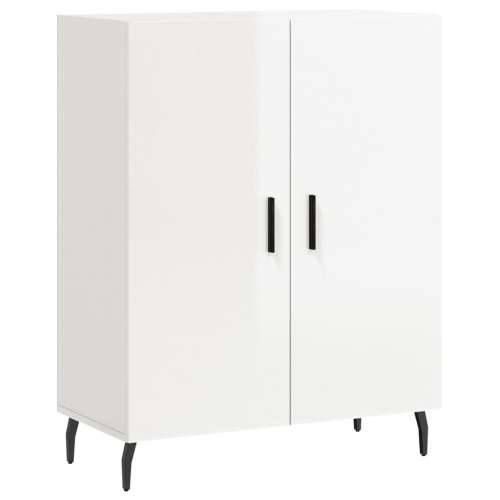 Komoda sjajna bijela 69,5x34x90 cm od konstruiranog drva - Visoko sjajno bijela 1 Cijena