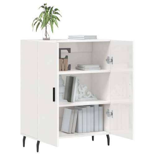 Komoda sjajna bijela 69,5x34x90 cm od konstruiranog drva - Visoko sjajno bijela 1 Cijena