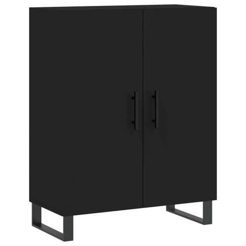 Komoda crna 69,5 x 34 x 90 cm od konstruiranog drva - Crna 1 Cijena