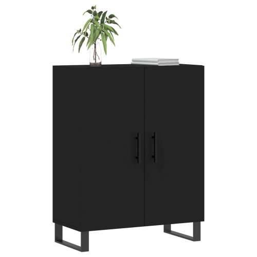 Komoda crna 69,5 x 34 x 90 cm od konstruiranog drva - Crna 1 Cijena