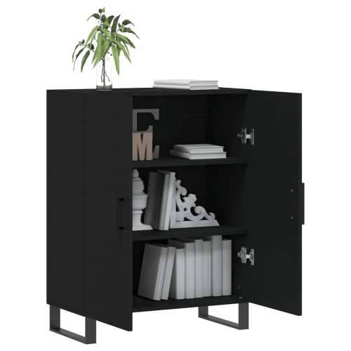 Komoda crna 69,5 x 34 x 90 cm od konstruiranog drva - Crna 1 Cijena