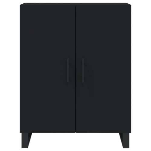 Komoda crna 69,5 x 34 x 90 cm od konstruiranog drva - Crna 1 Cijena