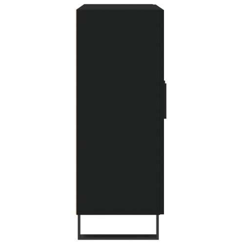 Komoda crna 69,5 x 34 x 90 cm od konstruiranog drva - Crna 1 Cijena