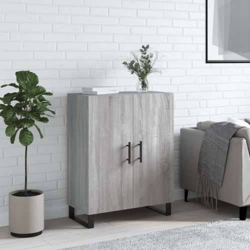 Komoda boja hrasta sonome 69,5 x 34 x 90 cm konstruirano drvo - Sivi hrast sonoma 1 Cijena