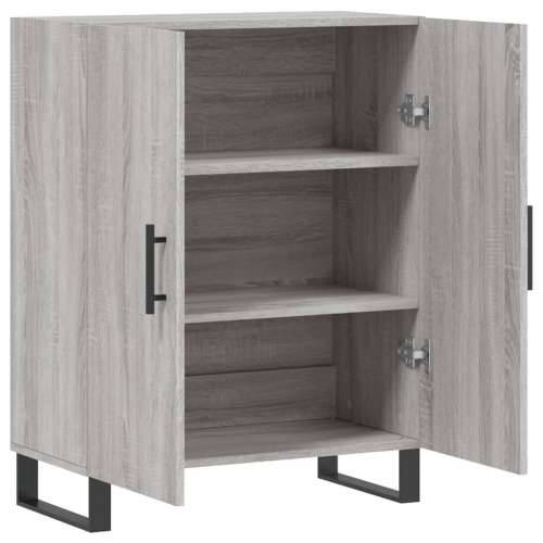 Komoda boja hrasta sonome 69,5 x 34 x 90 cm konstruirano drvo - Sivi hrast sonoma 1 Cijena