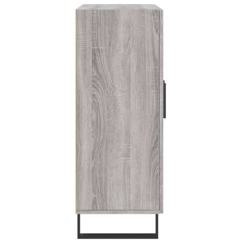 Komoda boja hrasta sonome 69,5 x 34 x 90 cm konstruirano drvo - Sivi hrast sonoma 1 Cijena