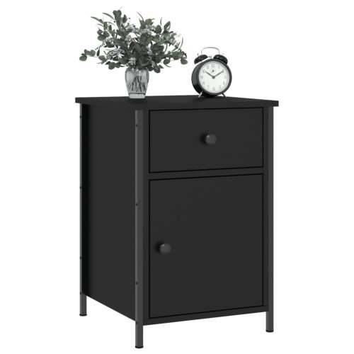 Noćni ormarići 2 kom crni 40x42x60 cm konstruirano drvo - Crna 2 Cijena