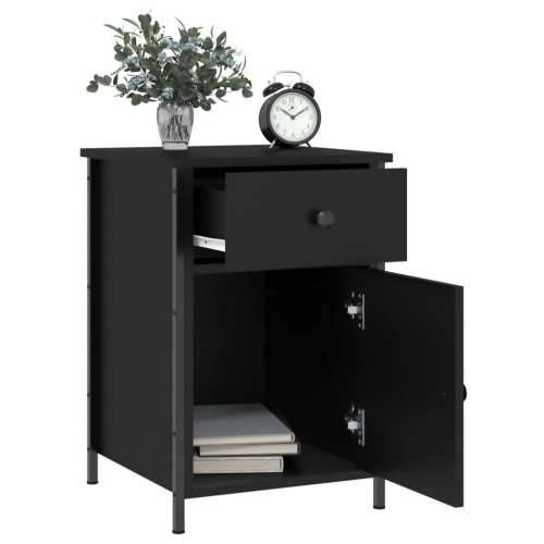Noćni ormarići 2 kom crni 40x42x60 cm konstruirano drvo - Crna 2 Cijena