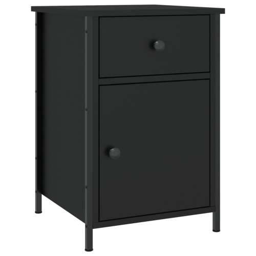 Noćni ormarići 2 kom crni 40x42x60 cm konstruirano drvo - Crna 2 Cijena