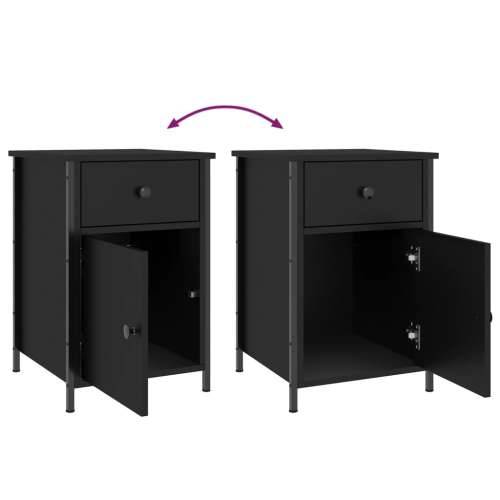 Noćni ormarići 2 kom crni 40x42x60 cm konstruirano drvo - Crna 2 Cijena