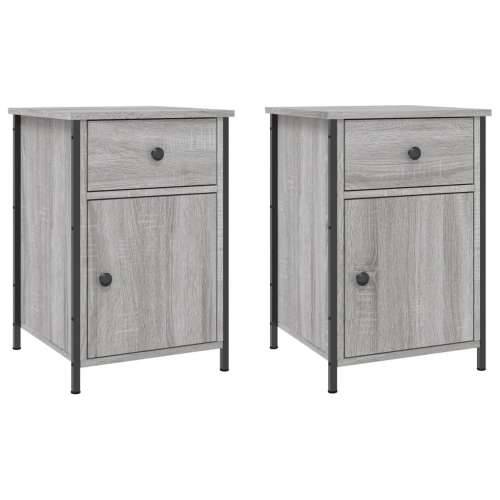 Noćni ormarići 2 kom boja hrasta 40x42x60 cm konstruirano drvo - Sivi hrast sonoma 2 Cijena