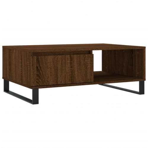 Stolić za kavu smeđa boja hrasta 90x60x35 cm konstruirano drvo Smeđi hrast 1 Cijena