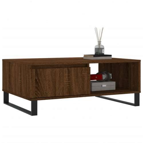 Stolić za kavu smeđa boja hrasta 90x60x35 cm konstruirano drvo Smeđi hrast 1 Cijena