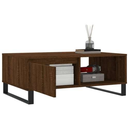 Stolić za kavu smeđa boja hrasta 90x60x35 cm konstruirano drvo Smeđi hrast 1 Cijena