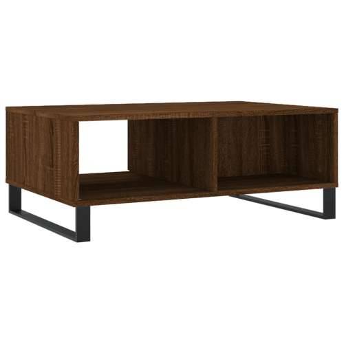 Stolić za kavu smeđa boja hrasta 90x60x35 cm konstruirano drvo Smeđi hrast 1 Cijena