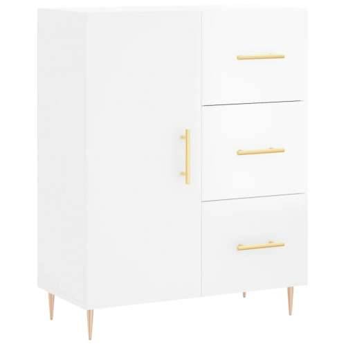 Komoda sjajna bijela 69,5x34x90 cm od konstruiranog drva - Visoko sjajno bijela 1 Cijena