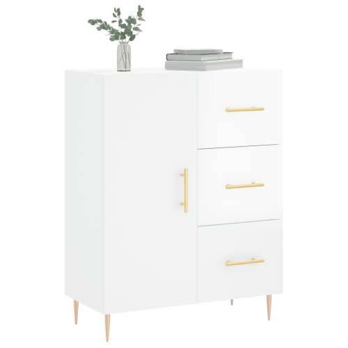 Komoda sjajna bijela 69,5x34x90 cm od konstruiranog drva - Visoko sjajno bijela 1 Cijena