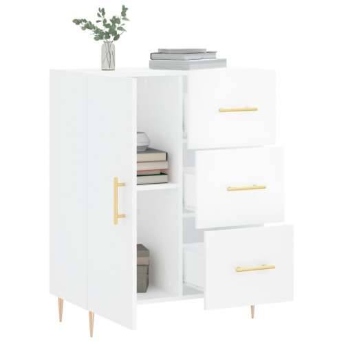 Komoda sjajna bijela 69,5x34x90 cm od konstruiranog drva - Visoko sjajno bijela 1 Cijena