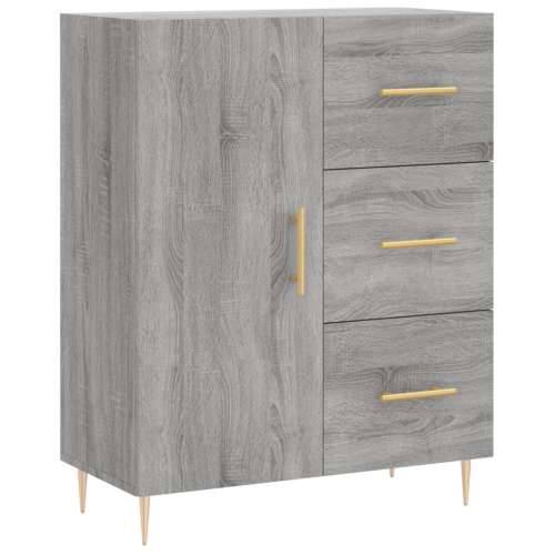 Komoda boja hrasta sonome 69,5 x 34 x 90 cm konstruirano drvo - Sivi hrast sonoma 1 Cijena
