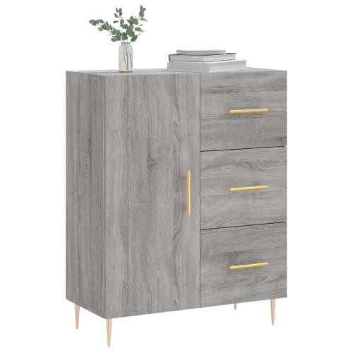 Komoda boja hrasta sonome 69,5 x 34 x 90 cm konstruirano drvo - Sivi hrast sonoma 1 Cijena