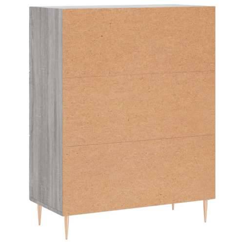 Komoda boja hrasta sonome 69,5 x 34 x 90 cm konstruirano drvo - Sivi hrast sonoma 1 Cijena