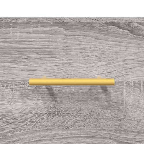 Komoda boja hrasta sonome 69,5 x 34 x 90 cm konstruirano drvo - Sivi hrast sonoma 1 Cijena