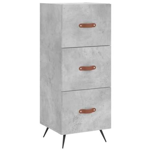 Komoda siva boja betona 34,5x34x90 cm od konstruiranog drva - Beton siva 1 Cijena