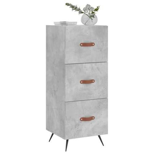 Komoda siva boja betona 34,5x34x90 cm od konstruiranog drva - Beton siva 1 Cijena