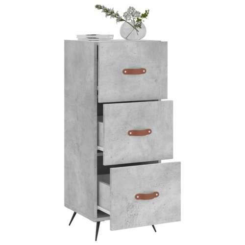 Komoda siva boja betona 34,5x34x90 cm od konstruiranog drva - Beton siva 1 Cijena
