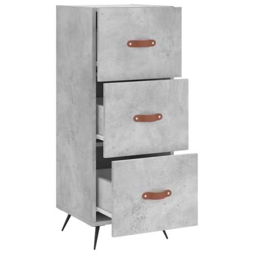 Komoda siva boja betona 34,5x34x90 cm od konstruiranog drva - Beton siva 1 Cijena